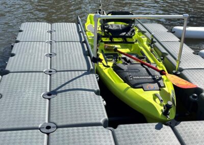 floating kayak dock