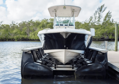 floating boat lift automatic controls